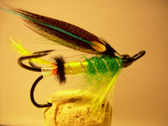 Long Shank Salmon Fly Treble Up Eye X2B