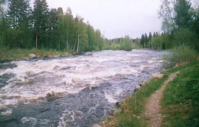 Huopanankoskea toukokuussa 2002 (Kuva: Pietari Sipponen)